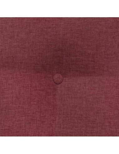 Cuscino per Schiena Rosso Vino 45 x 24 x 50 cm Tessuto