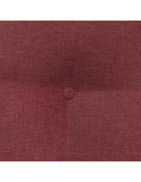 Cuscino per Schiena Rosso Vino 45 x 24 x 50 cm Tessuto