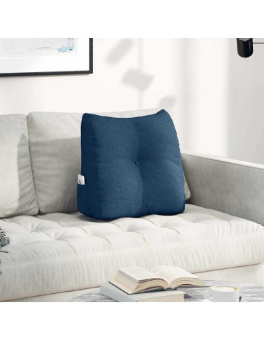 Cuscino per Schiena Blu 45 x 24 x 50 cm Tessuto