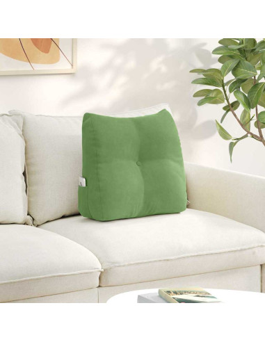 Cuscino per Schiena Verde chiaro 45 x 24 x 50 cm Velluto