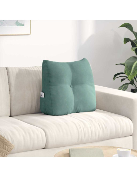 Cuscino per Schiena Verde Mare 45 x 24 x 50 cm Velluto