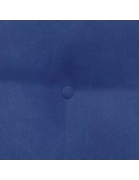 Cuscino per Schiena Blu Polizia 45 x 24 x 50 cm Velluto