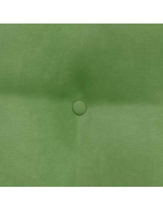 Cuscino per Schiena Verde chiaro 60 x 24 x 50 cm Velluto 2