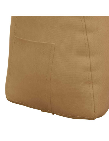Cuscino per Schiena Marrone 60 x 24 x 50 cm Velluto