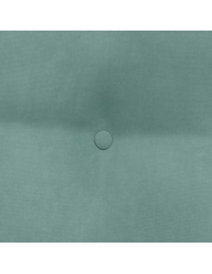 Cuscino per Schiena Verde Mare 60 x 24 x 50 cm Velluto 2