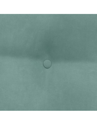 Cuscino per Schiena Verde Mare 60 x 24 x 50 cm Velluto