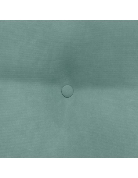 Cuscino per Schiena Verde Mare 60 x 24 x 50 cm Velluto