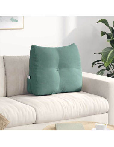 Cuscino per Schiena Verde Mare 60 x 24 x 50 cm Velluto