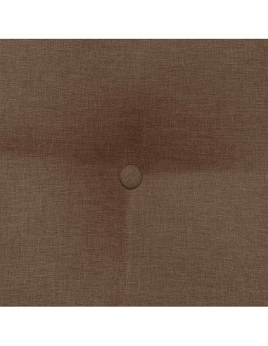 Cuscino per Schiena Marrone 80 x 24 x 50 cm Tessuto