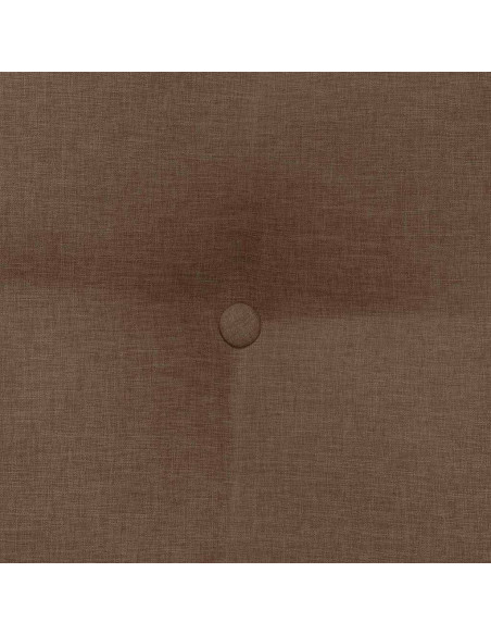 Cuscino per Schiena Marrone 80 x 24 x 50 cm Tessuto