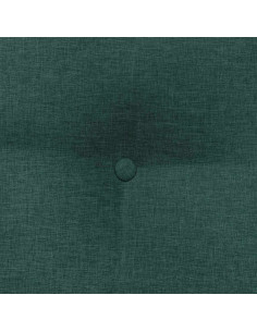 Cuscino per Schiena Verde Scuro 80 x 24 x 50 cm Tessuto 2
