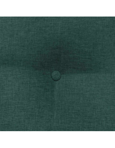 Cuscino per Schiena Verde Scuro 80 x 24 x 50 cm Tessuto