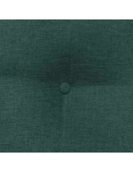 Cuscino per Schiena Verde Scuro 80 x 24 x 50 cm Tessuto