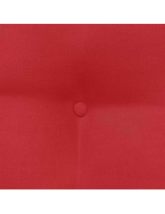 Cuscino per Schiena Rosso 80 x 24 x 50 cm Tessuto 2