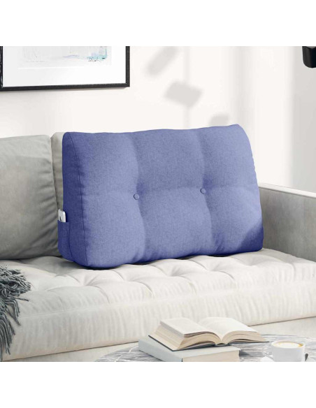 Cuscino per Schiena Blu jeans 80 x 24 x 50 cm Tessuto