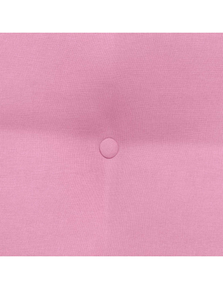 Cuscino per Schiena Rosa 80 x 24 x 50 cm Tessuto