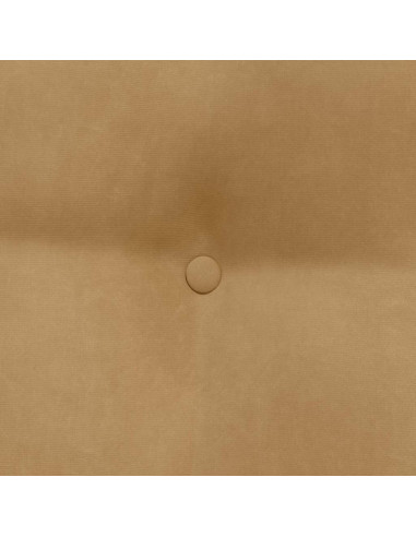 Cuscino per Schiena Marrone 80 x 24 x 50 cm Velluto