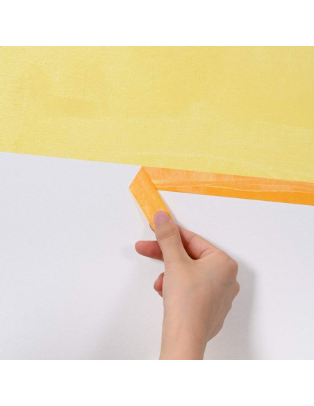 Nastri Adesivi per Pittori 6 pcs Giallo 50mm x 50m Carta