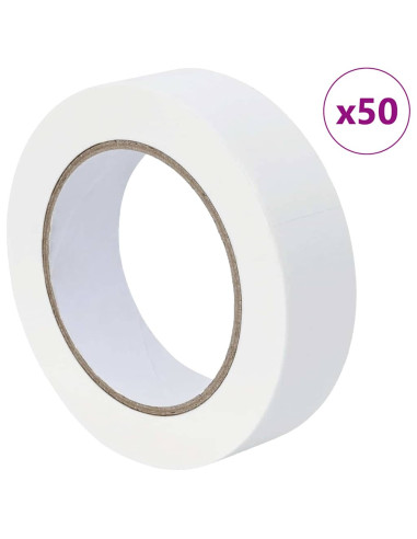 Nastri Adesivi per Pittori 50 pcs Bianco 30mm x 50m Carta