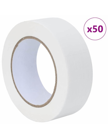 Nastri Adesivi per Pittori 50 pcs Bianco 38mm x 50m Carta
