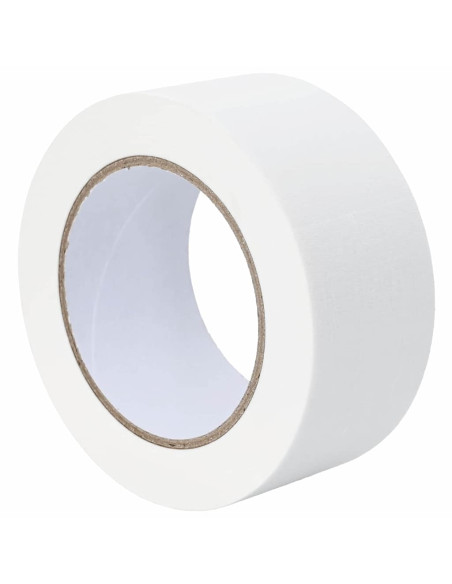 Nastri Adesivi per Pittori 6 pcs Bianco 50mm x 50m Carta