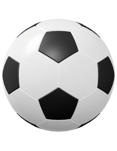 Calcio da Tavolo 12 pcs Bianco e Nero 3.6 x 3.6 cm