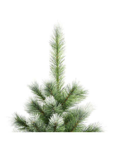 Albero Natale Artificiale Incernierato con Neve Fioccata 120 cm