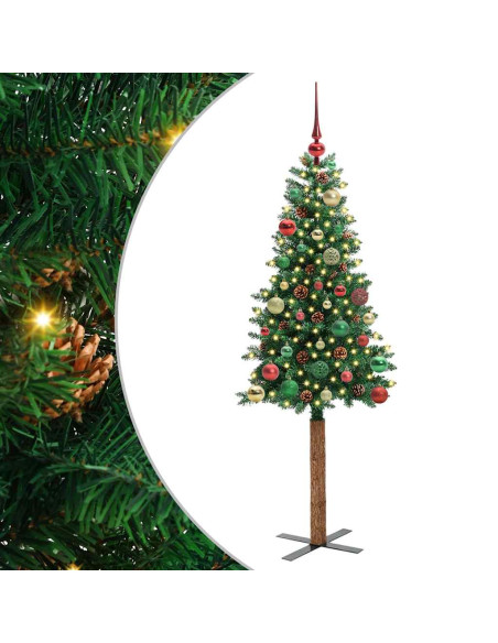Albero di Natale snodato con 150 LED con supporto Verde 150 cm