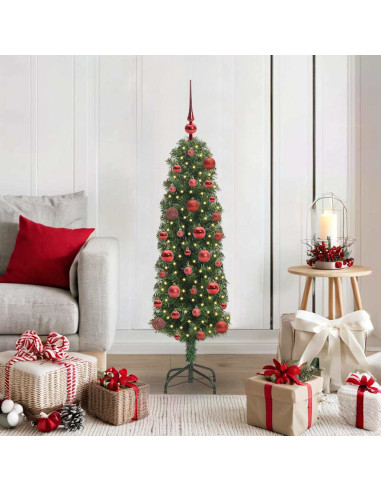 Albero di Natale artificiale con 150 LED Verde 120 cm