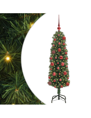 Albero di Natale artificiale con 150 LED Verde 120 cm