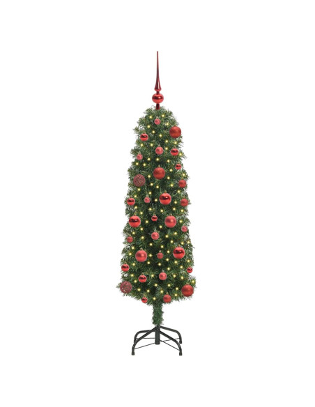 Albero di Natale artificiale con 150 LED Verde 120 cm