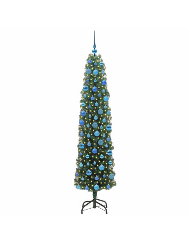 Albero di Natale artificiale con 300 LED Verde 180 cm