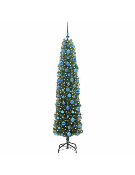 Albero di Natale artificiale con 300 LED Verde 180 cm