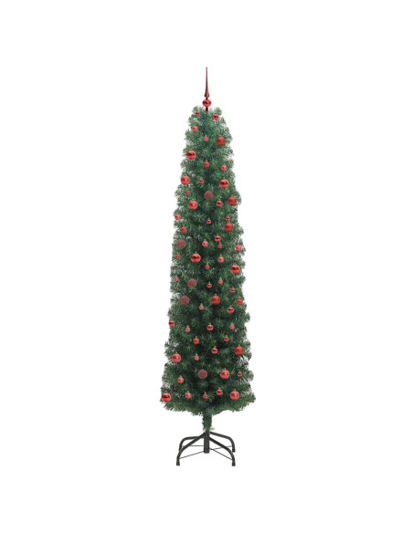 Albero di Natale artificiale con 300 LED Verde 210 cm