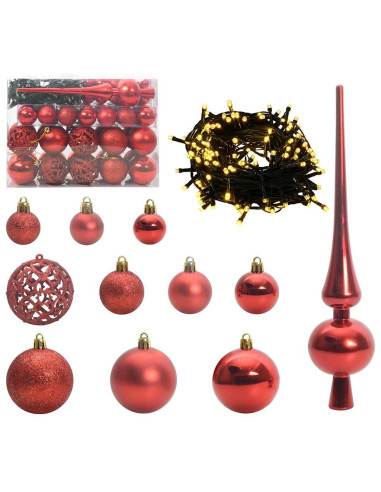 Albero di Natale artificiale con 300 LED Verde 210 cm