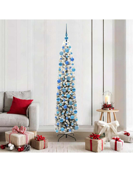 Albero di Natale artificiale con 300 LED Verde 180 cm