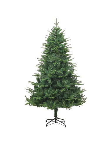 Albero di Natale Artificiale Pre-illuminato con Set di Palline