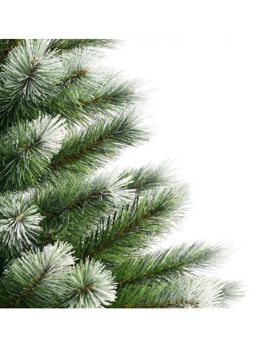 Albero di Natale artificiale a cerniera con neve fioccata