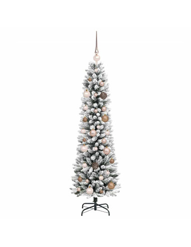 Albero di Natale artificiale con 150 LED Bianco 150 cm