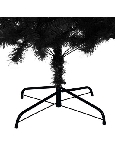 Albero di Natale con 300 LED con supporto Nero 210 cm PVC