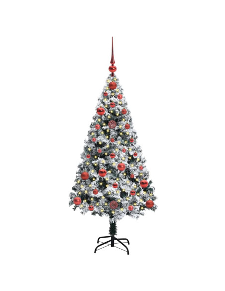 Albero di Natale artificiale con 150 LED Bianco 120 cm
