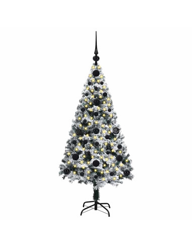 Albero di Natale artificiale con 150 LED Verde 120 cm