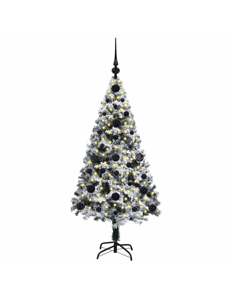 Albero di Natale artificiale con 150 LED Verde 120 cm