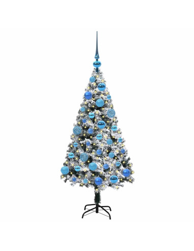Albero di Natale artificiale con 150 LED Verde 120 cm