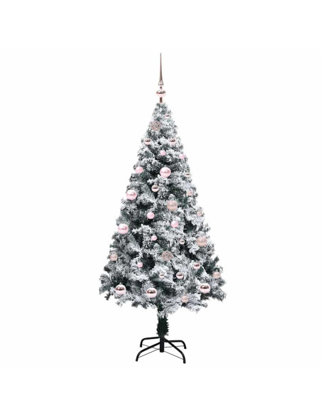 Albero di Natale artificiale con 150 LED Verde 150 cm