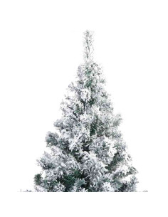 Albero di Natale artificiale con 300 LED Verde 180 cm 2