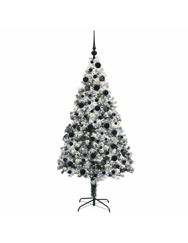 Albero di Natale artificiale con 300 LED Verde 180 cm