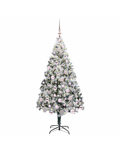 Albero di Natale artificiale con 300 LED Verde 180 cm