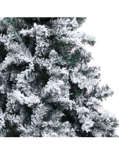 Albero di Natale artificiale con 300 LED Verde 180 cm 2