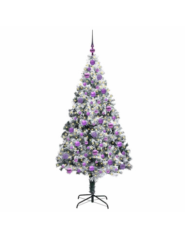 Albero di Natale artificiale con 300 LED Verde 180 cm